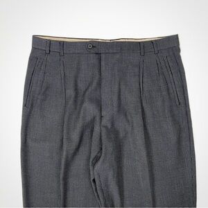 Zanella Textured Black Slacks | 38x29